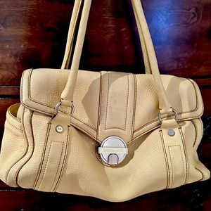 Soft leather satchel
